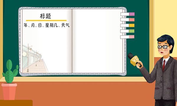 日记格式怎么写