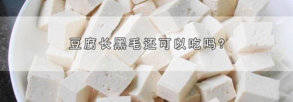 豆腐长黑毛还可以吃吗?