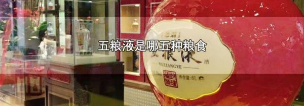五粮液是哪五种粮食