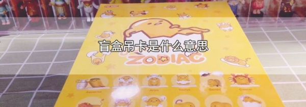 盲盒吊卡是什么意思