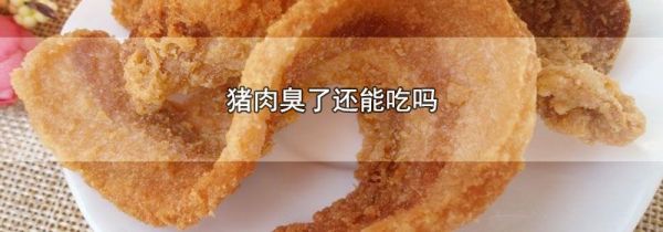 猪肉臭了还能吃吗