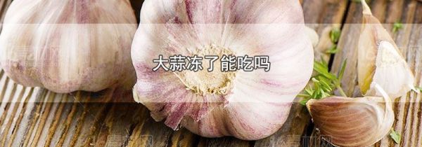 大蒜冻了能吃吗