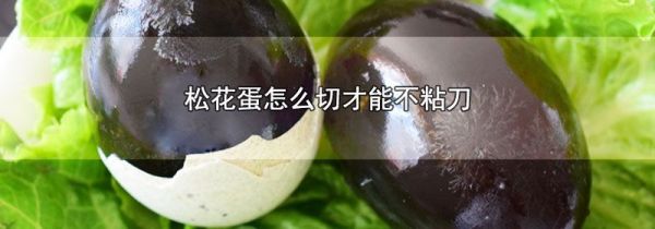 松花蛋怎么切才能不粘刀