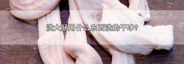 洗大肠用什么东西洗的干净?