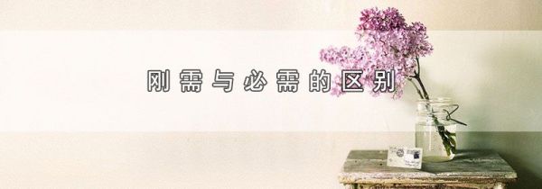 刚需与必需的区别
