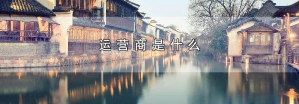 运营商是什么