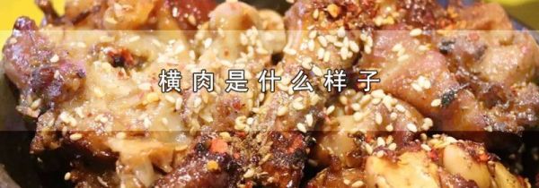横肉是什么样子