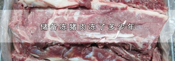 储备冻猪肉冻了多少年