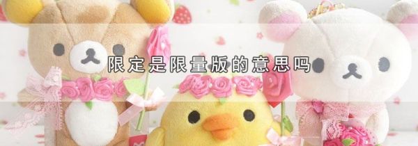 限定是限量版的意思吗