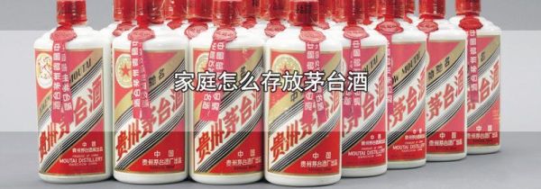 家庭怎么存放茅台酒