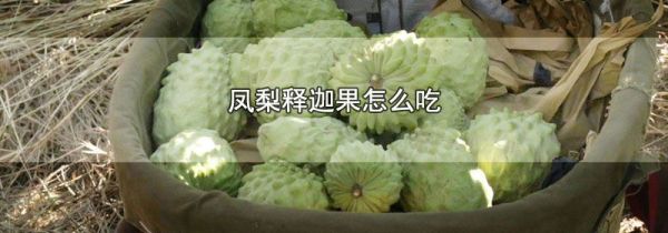 凤梨释迦果怎么吃