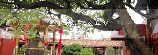 五十岁叫什么年华