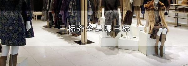 三标齐全是哪三标