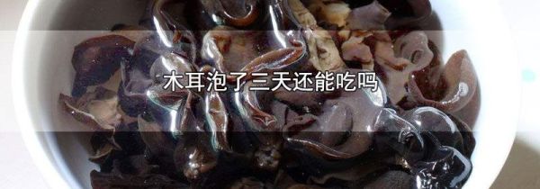 木耳泡了三天还能吃吗