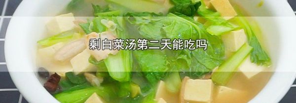 剩白菜汤第二天能吃吗