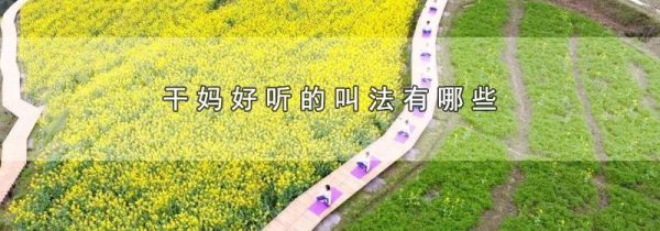 干妈好听的叫法有哪些