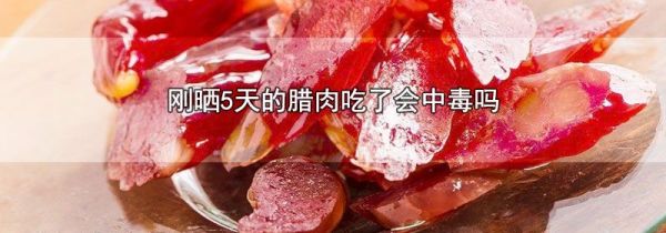刚晒5天的腊肉吃了会中毒吗