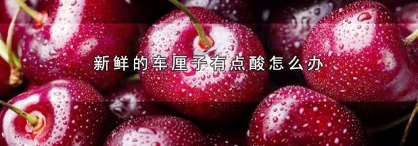 新鲜的车厘子有点酸怎么办