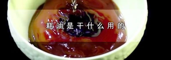 耗油是干什么用的