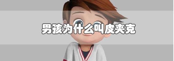 男孩为什么叫皮夹克