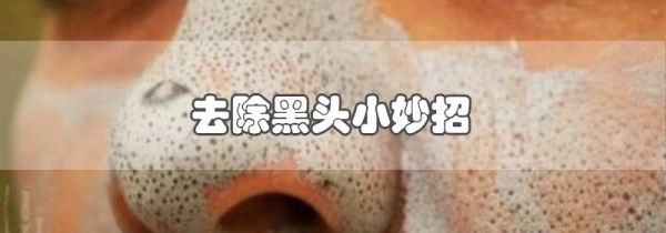 去除黑头小妙招
