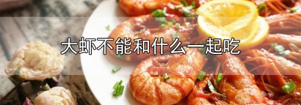 大虾不能和什么一起吃