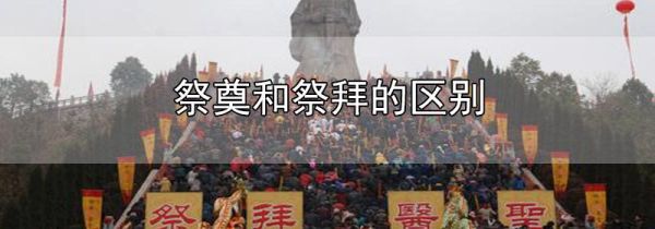 祭奠和祭拜的区别