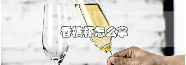 香槟杯怎么拿