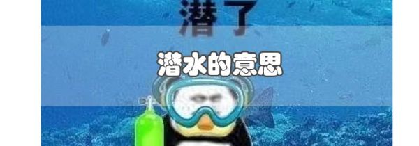 潜水的意思