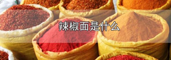 辣椒面是什么