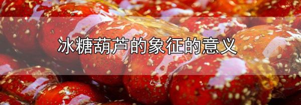 冰糖葫芦的象征的意义
