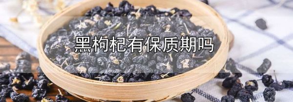 黑枸杞有保质期吗