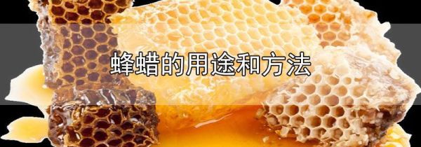 蜂蜡的用途和方法