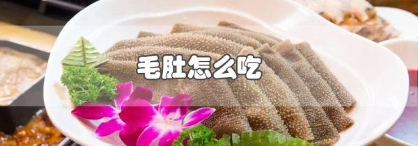 毛肚怎么吃