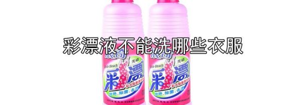 彩漂液不能洗哪些衣服
