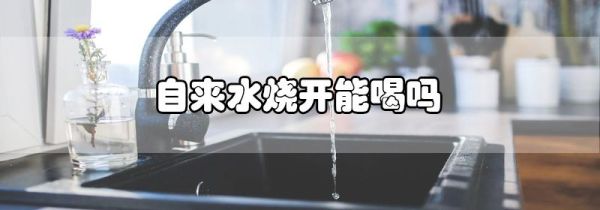 自来水烧开能喝吗