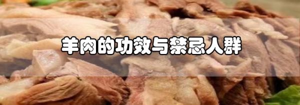 羊肉的功效与禁忌人群
