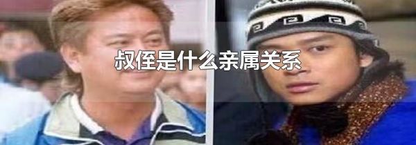 叔侄是什么亲属关系