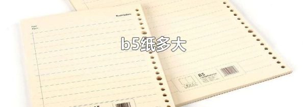 b5纸多大