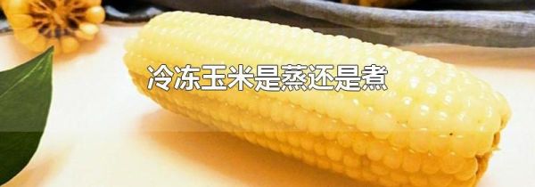 冷冻玉米是蒸还是煮
