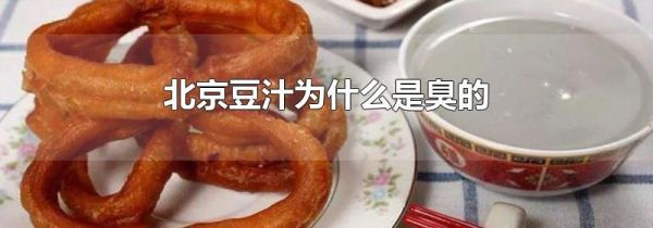 北京豆汁为什么是臭的