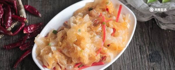 银耳炒菜配什么菜 银耳炒菜配什么菜合适