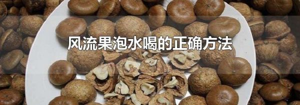 风流果泡水喝的正确方法