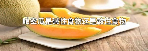 哈密瓜是碱性食物还是酸性食物