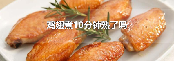 鸡翅煮10分钟熟了吗