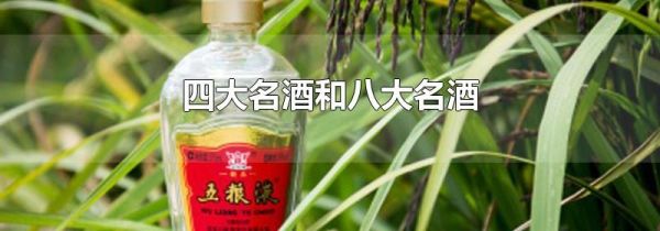 四大名酒和八大名酒