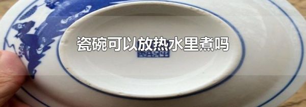 瓷碗可以放热水里煮吗