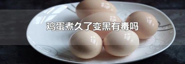 鸡蛋煮久了变黑有毒吗