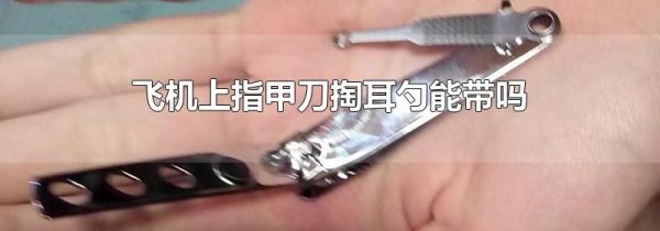 飞机上指甲刀掏耳勺能带吗
