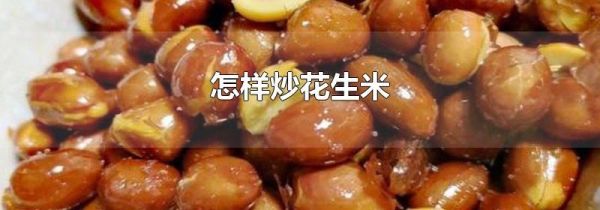 怎样炒花生米